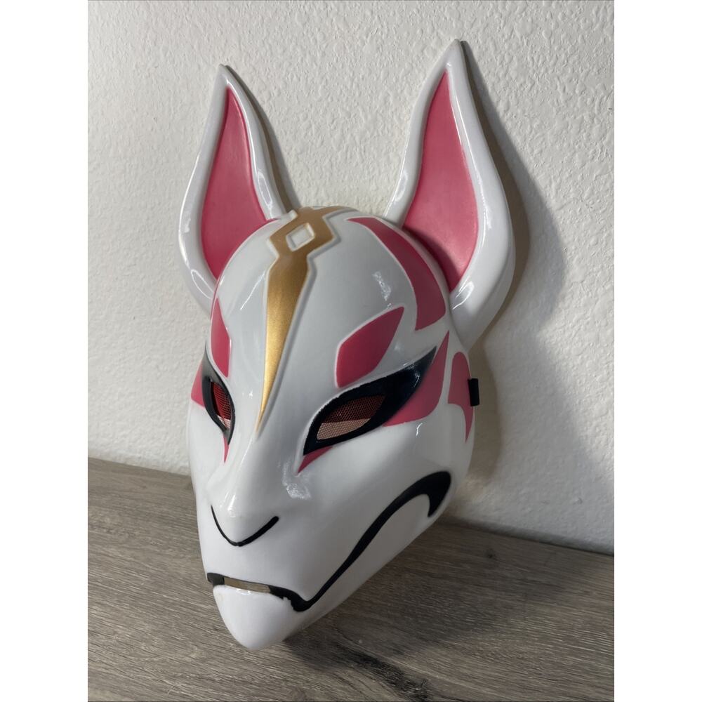 Fortnite Drift Fox Mask Adult Teen Plastic Cosplay Halloween - Picture 2 of 6